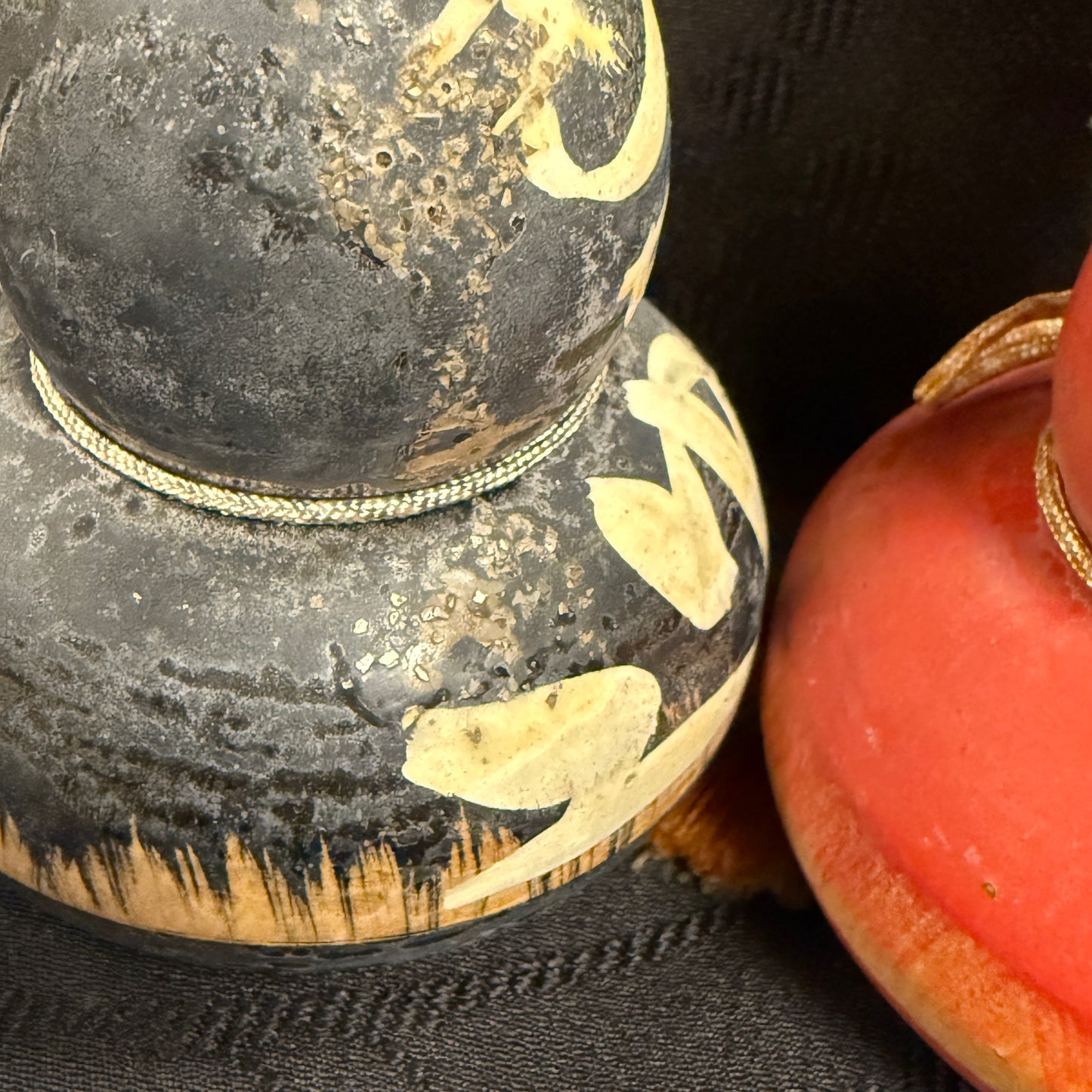 "Double Gourds" Vintage Kokeshi Doll Pair