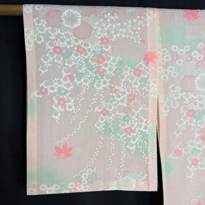 "Floral Mist" Vintage Juban Underkimono