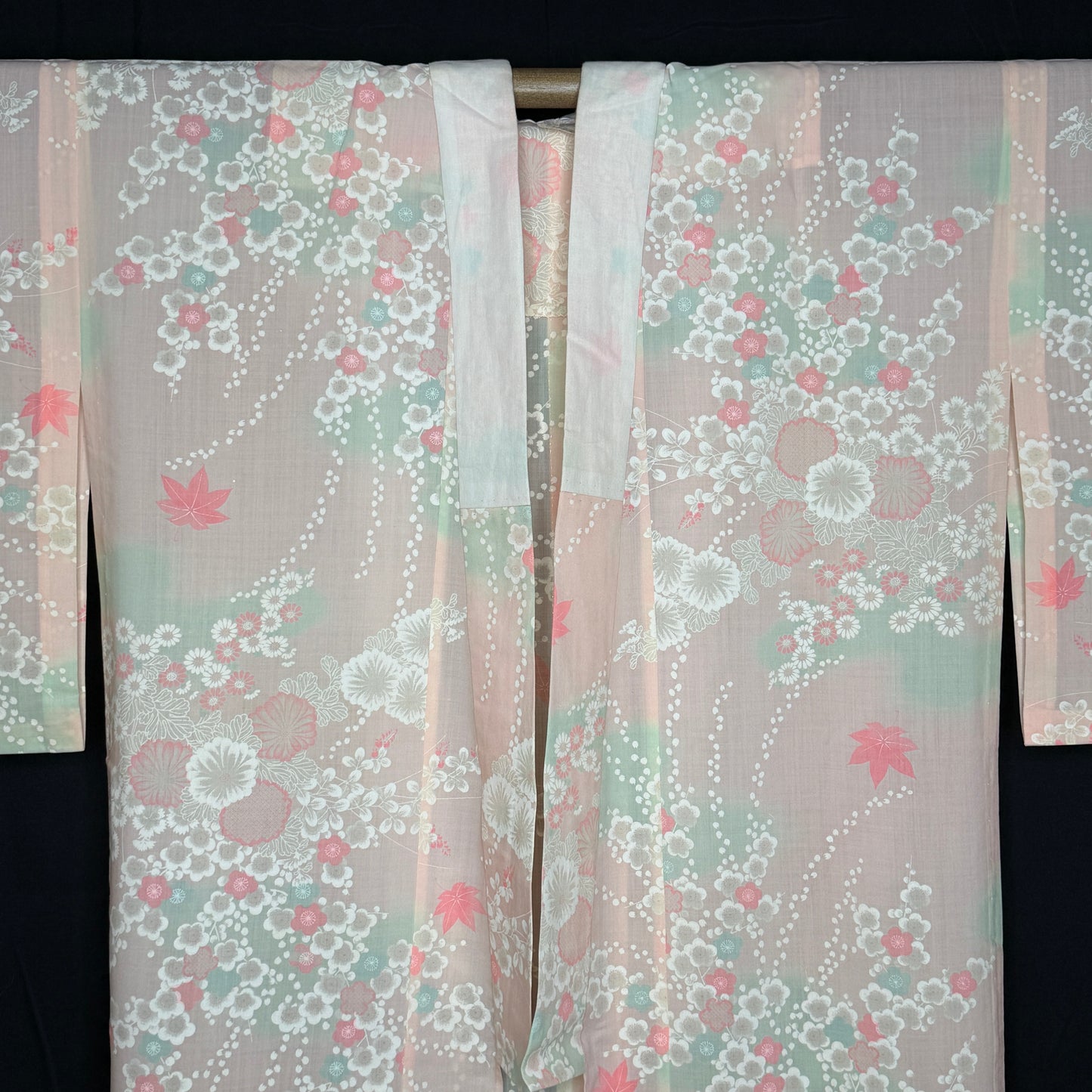 "Floral Mist" Vintage Juban Underkimono