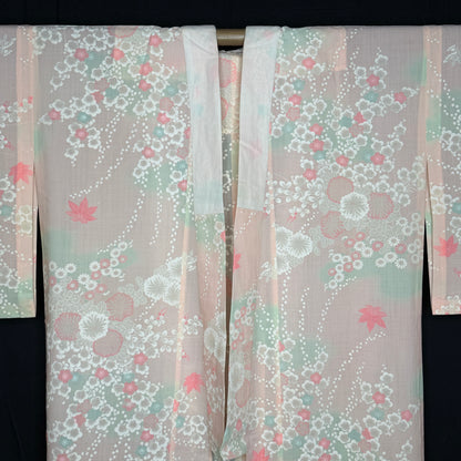 "Floral Mist" Vintage Juban Underkimono