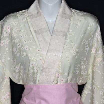 "Bellflower Dewdrops" Vintage Juban Underkimono