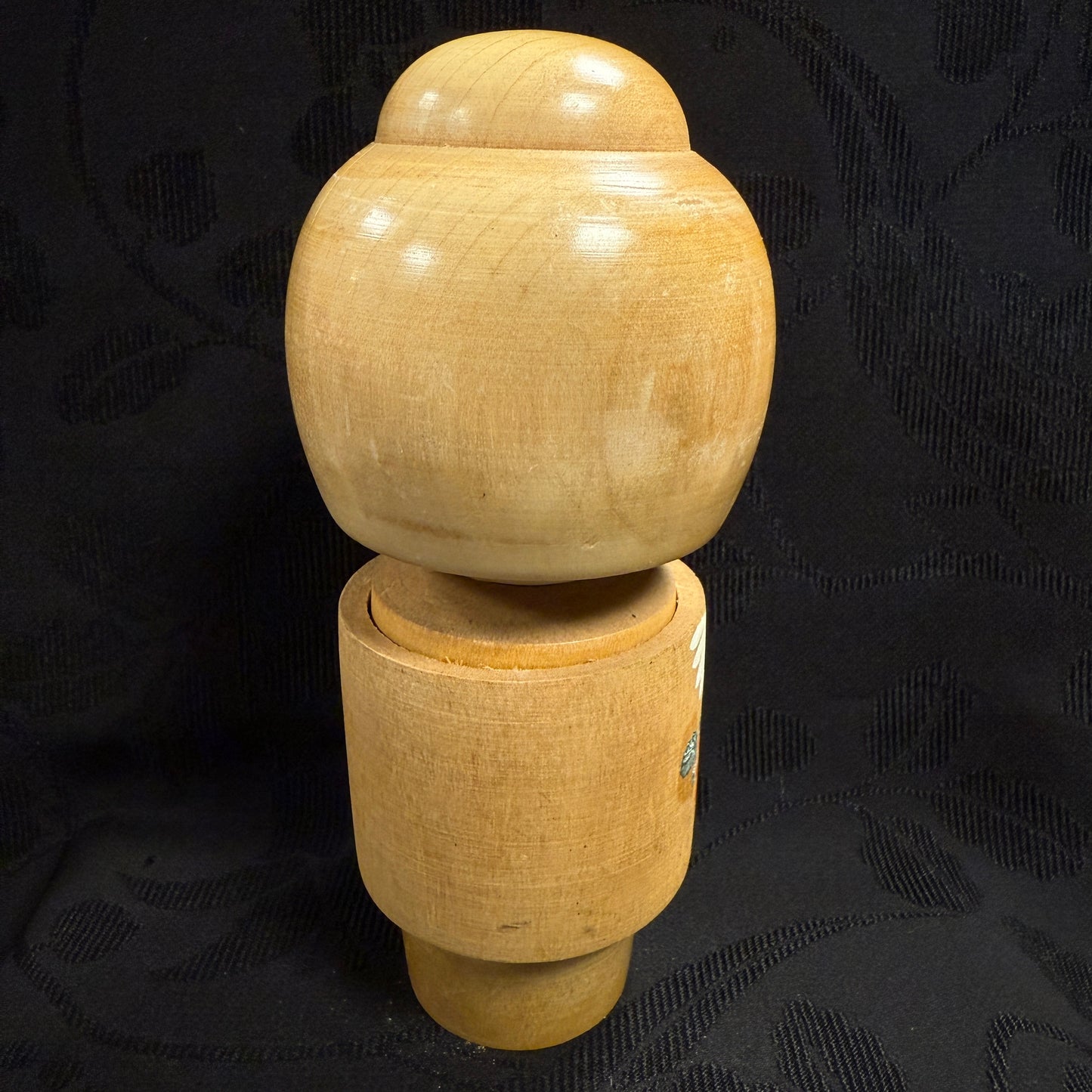 "Chrysanthemum Kimono" Vintage Kokeshi Doll