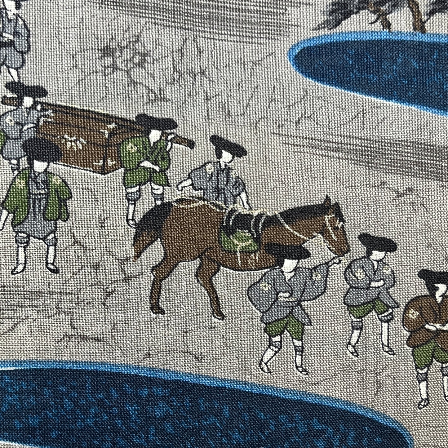 "Castle March" Man's Juban Underkimono