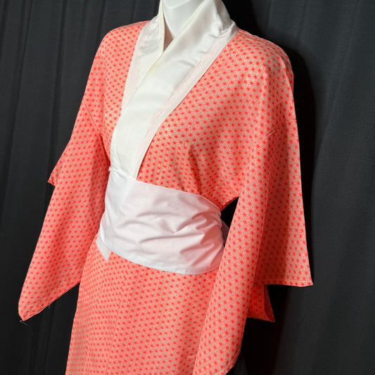 "Bold Asanoha" Vintage Juban Underkimono