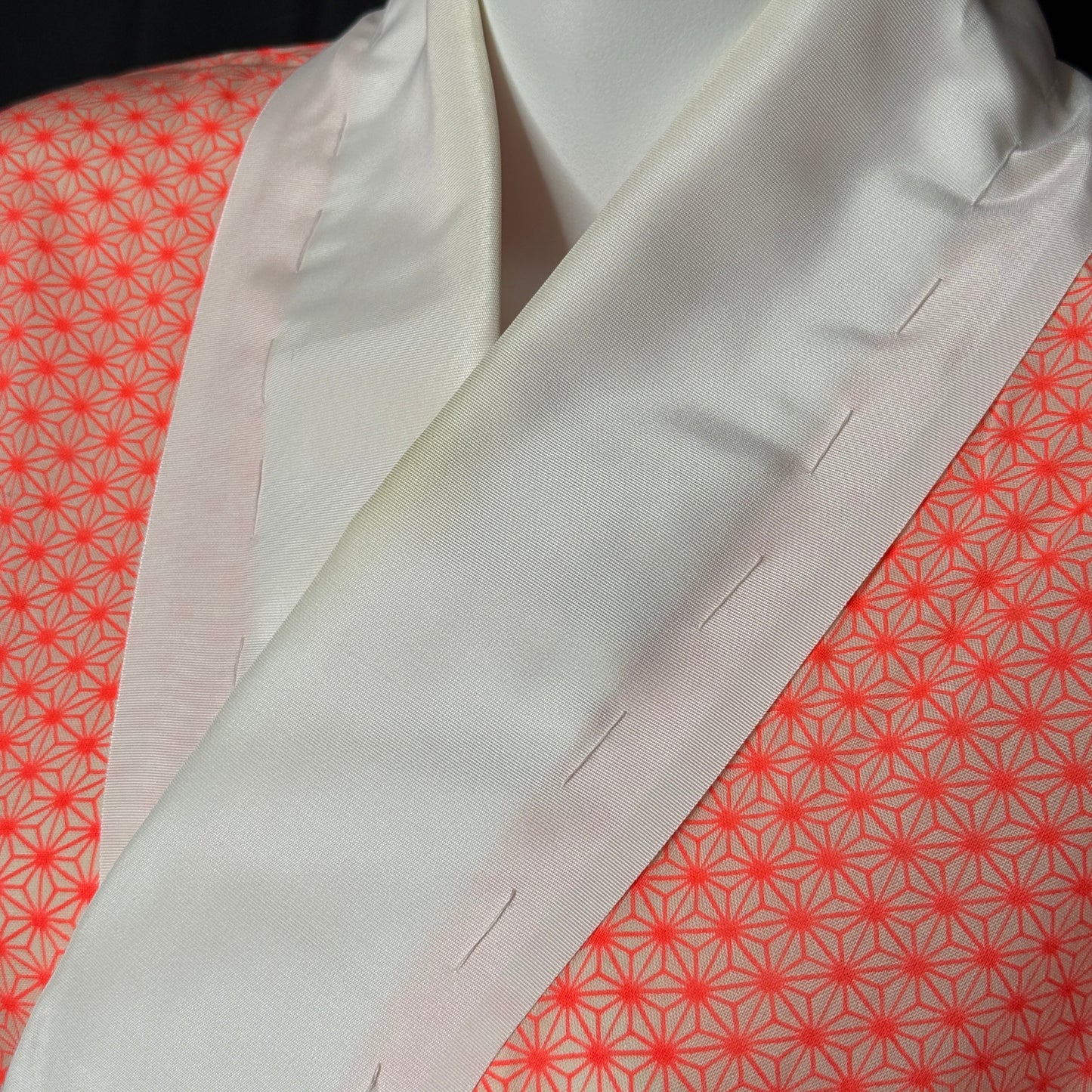 "Bold Asanoha" Vintage Juban Underkimono