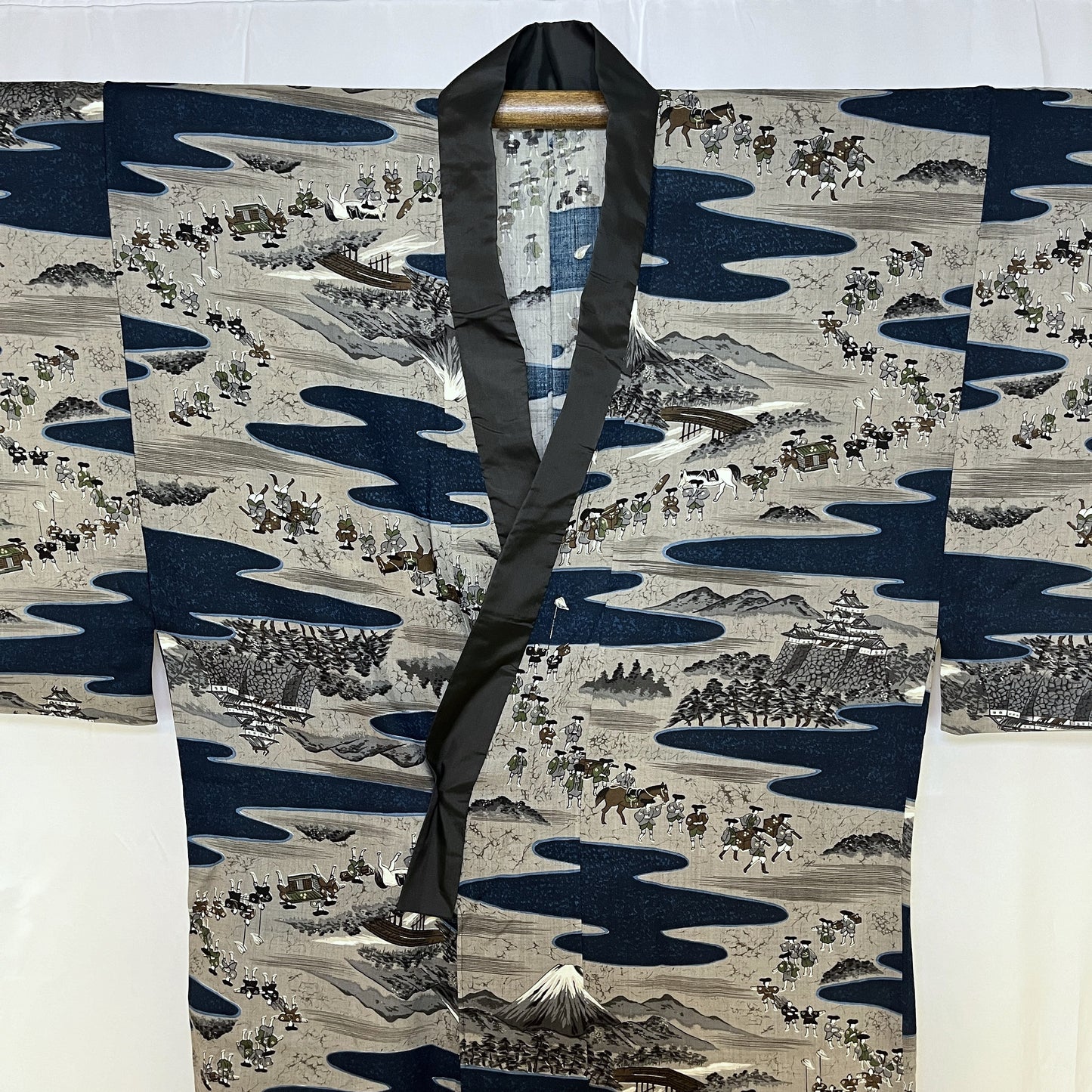 "Castle March" Man's Juban Underkimono