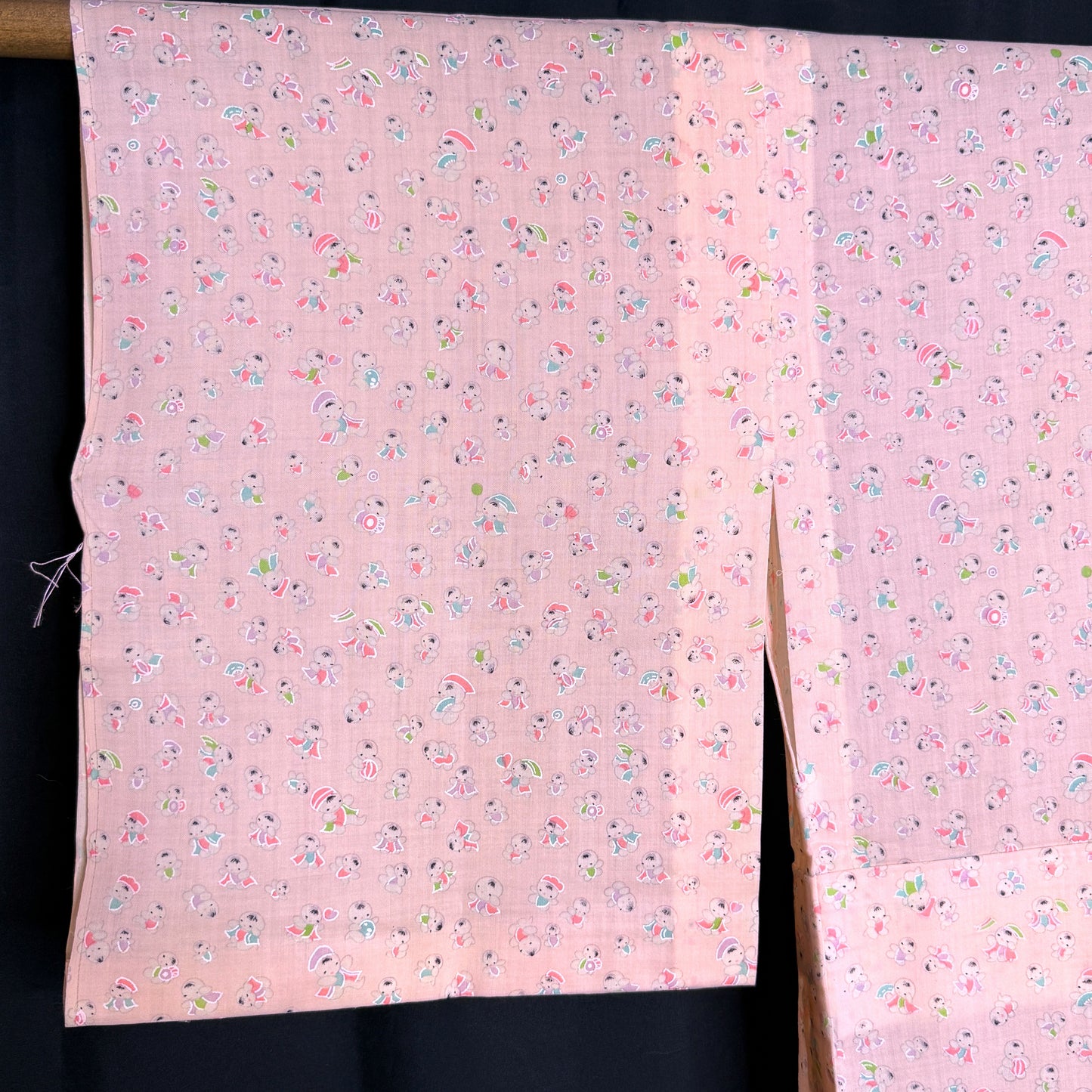 "Ningyo Parade" Vintage Juban Underkimono