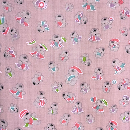 "Ningyo Parade" Vintage Juban Underkimono