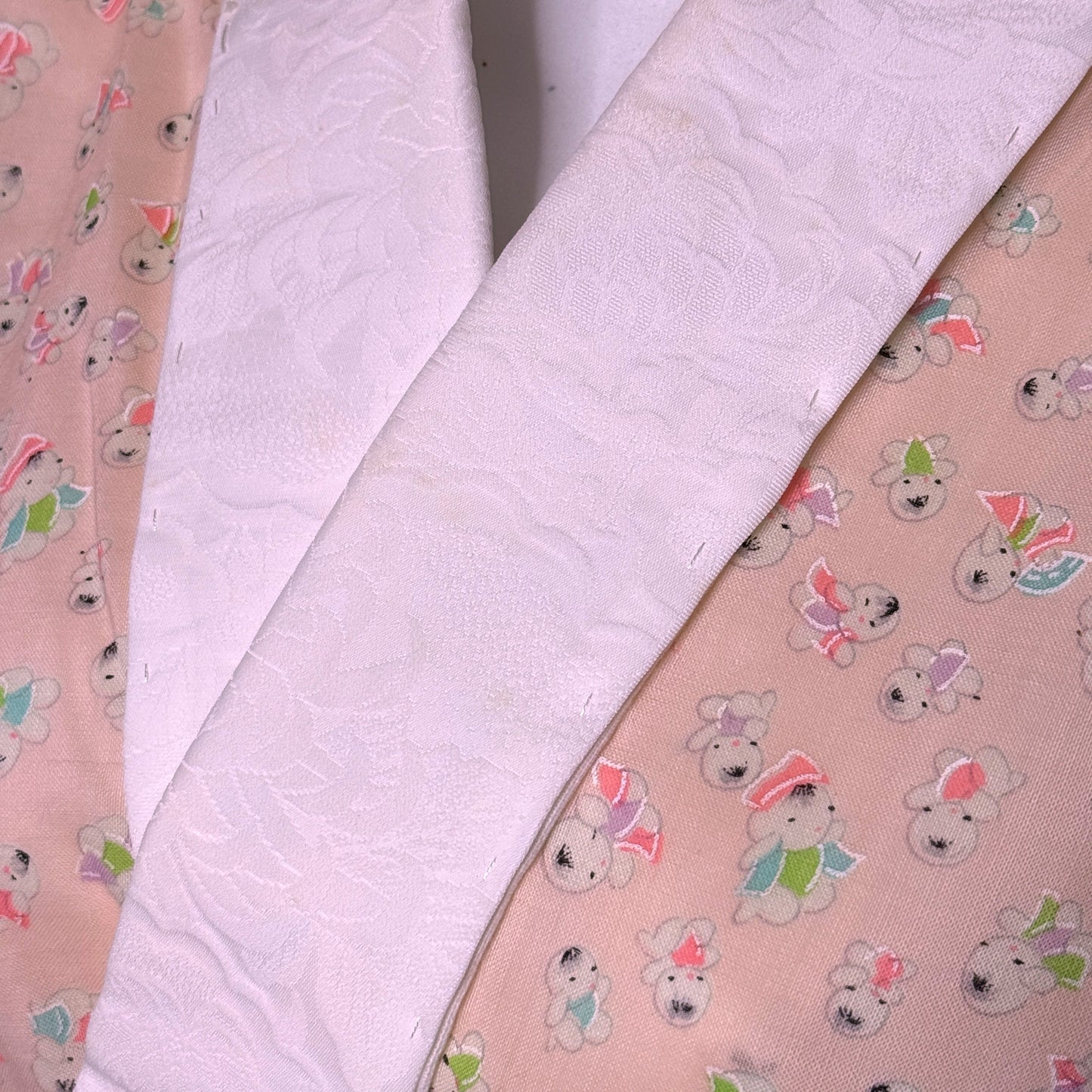 "Ningyo Parade" Vintage Juban Underkimono