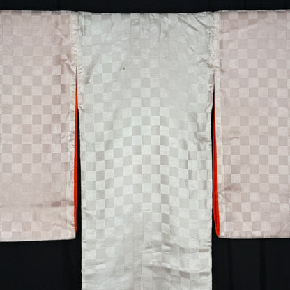 "Checkerboard Jacquard" Girl's Juban Underkimono