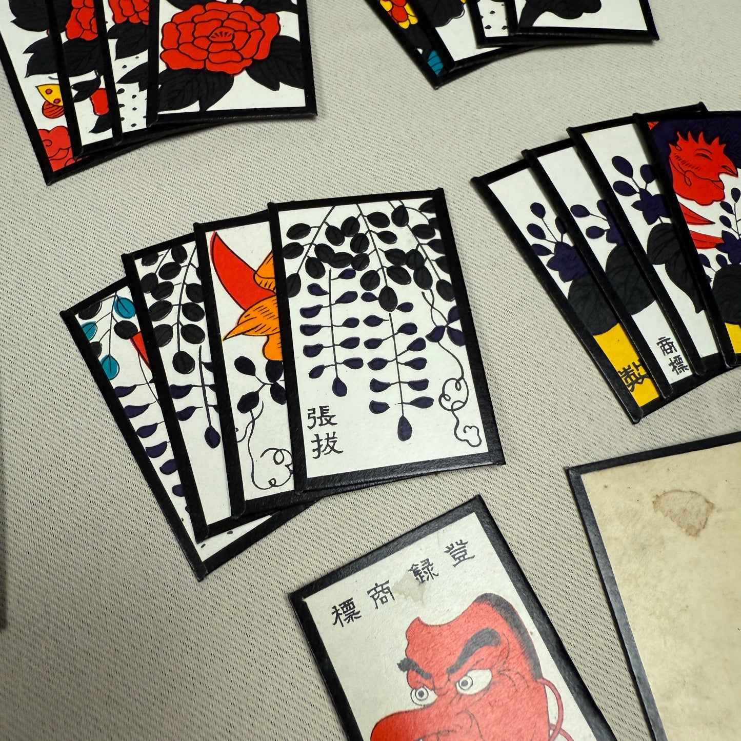 "Osaka Tengudo Made" Vintage Hanafuda Card Game