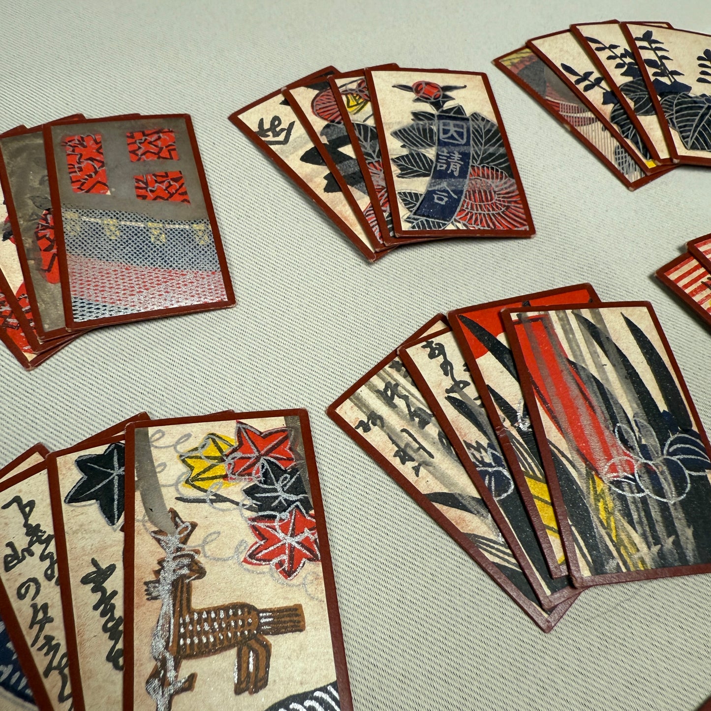 "The Great One Hundred" Vintage Hanafuda Card Game