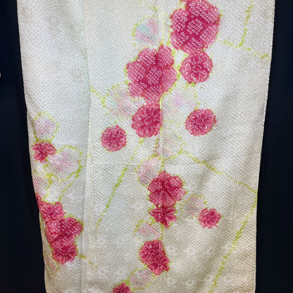 "Shibori Blooms" Vintage Furisode Kimono