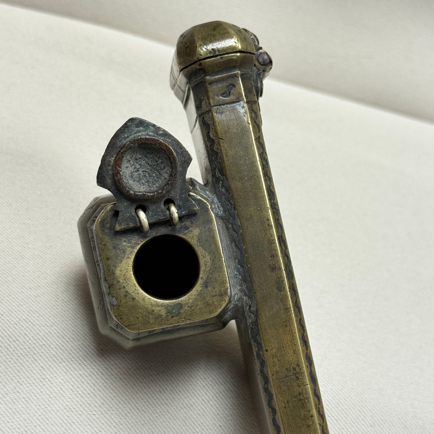 "Meiji Shell" Antique Yatate Inkwell