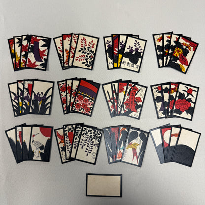 "Made by Haritsunagi" Vintage Hanafuda Card Game