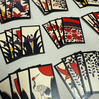 "Made by Haritsunagi" Vintage Hanafuda Card Game