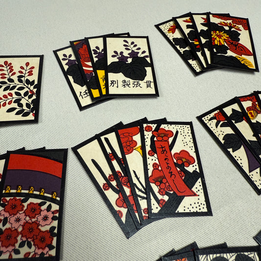 "Made by Haritsunagi" Vintage Hanafuda Card Game