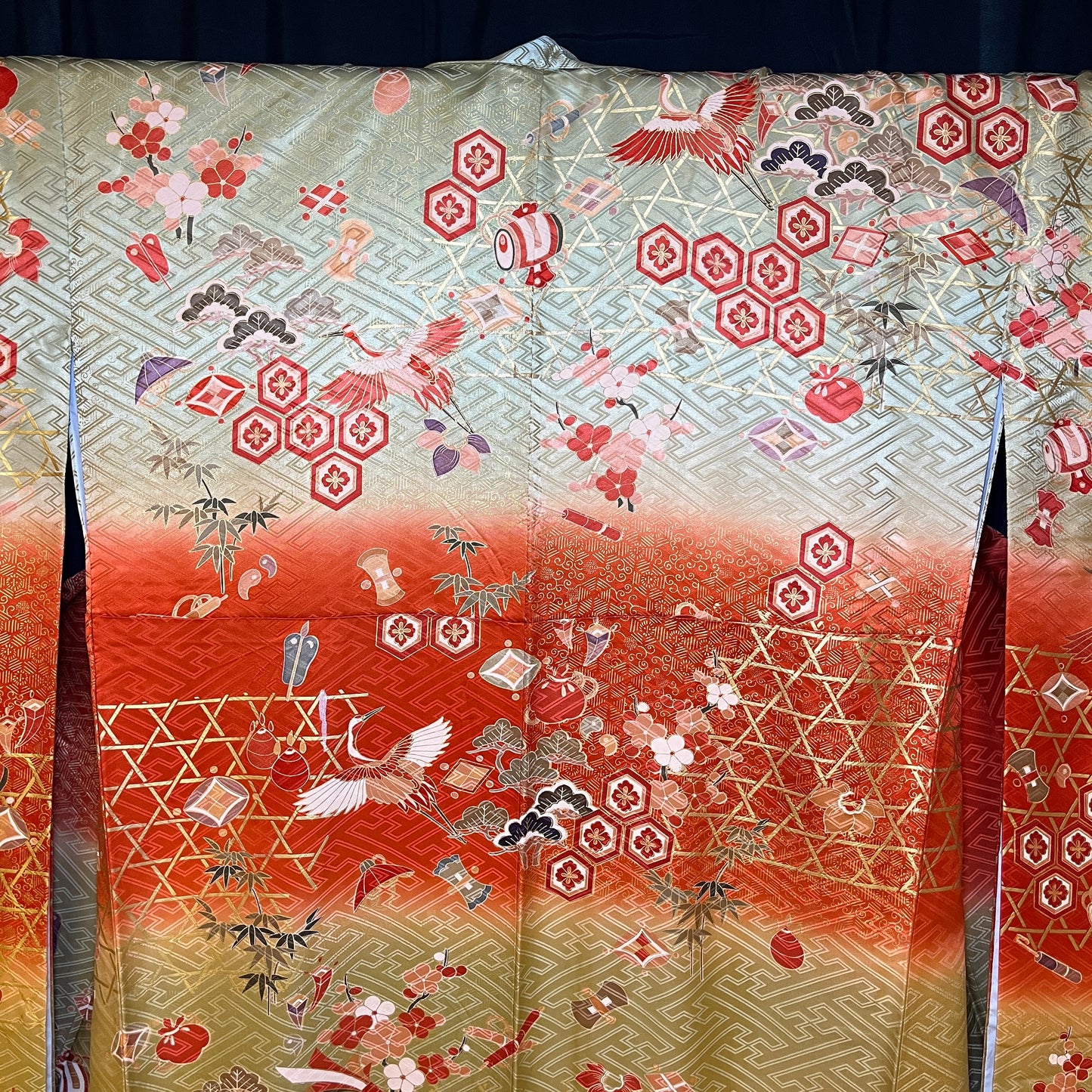 "Treasure Trove" Vintage Furisode Kimono