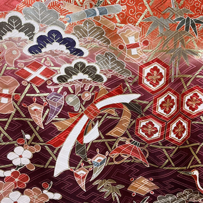 "Treasure Trove" Vintage Furisode Kimono