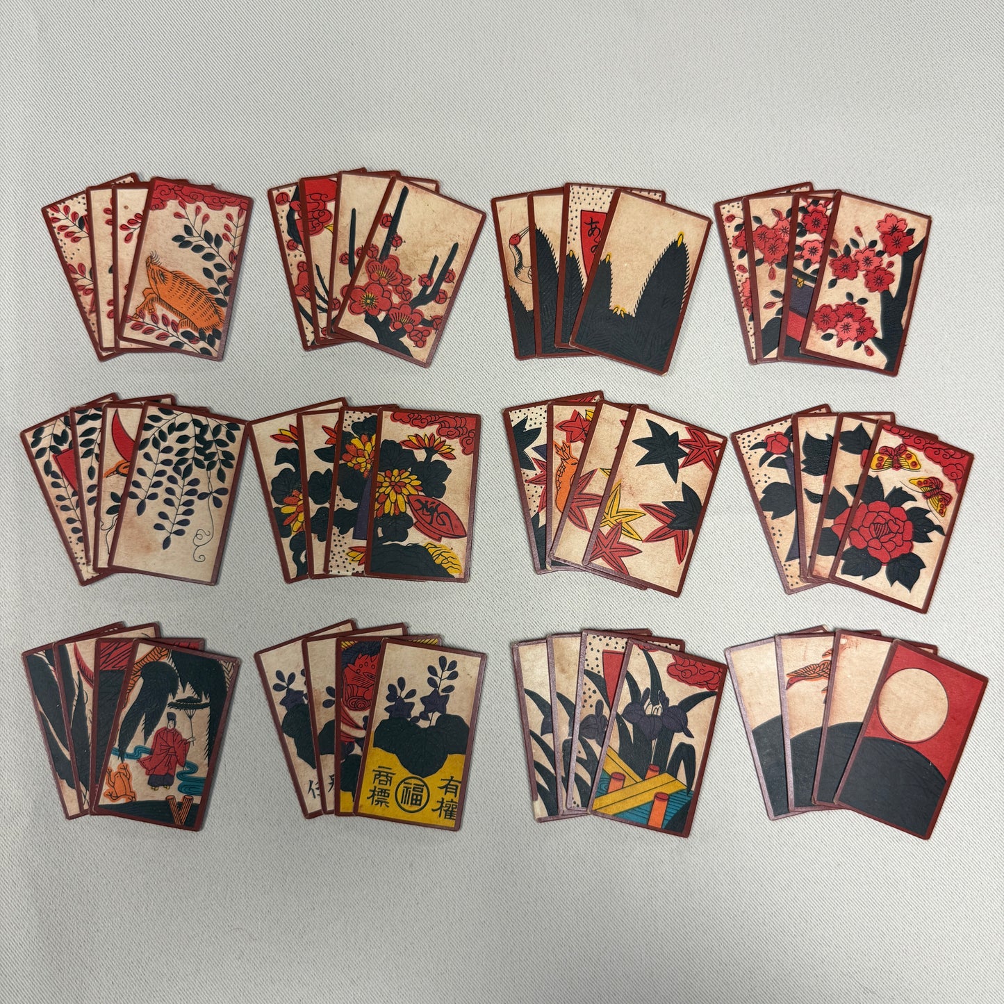 "Good Fortune" Vintage Hanafuda Card Game