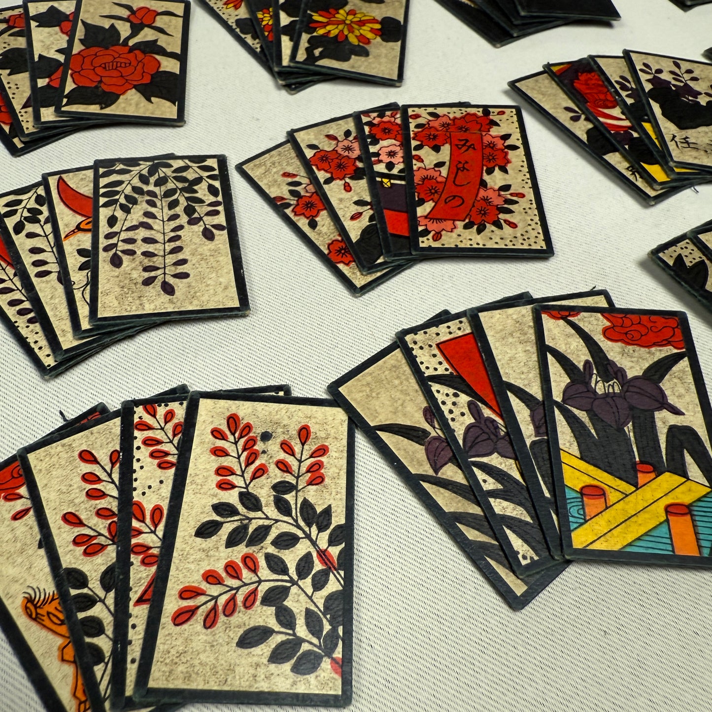 "Well Loved Deck" Vintage Hanafuda Card Game