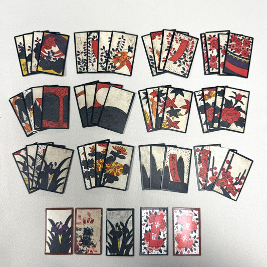 "Incomplete Set" Vintage Hanafuda Card Game