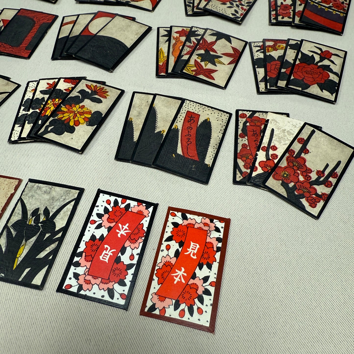 "Incomplete Set" Vintage Hanafuda Card Game