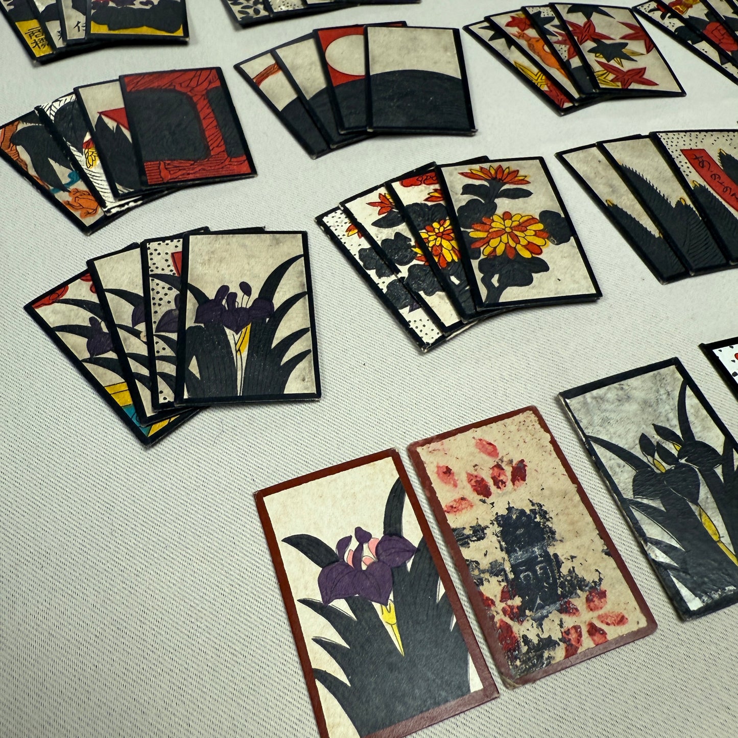 "Incomplete Set" Vintage Hanafuda Card Game