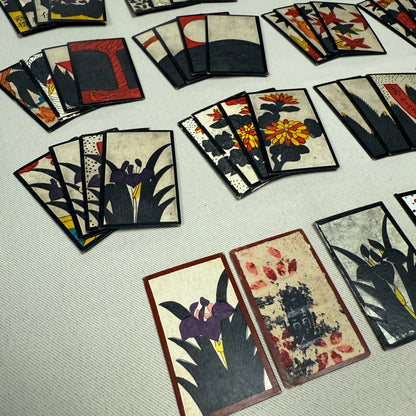 "Incomplete Set" Vintage Hanafuda Card Game