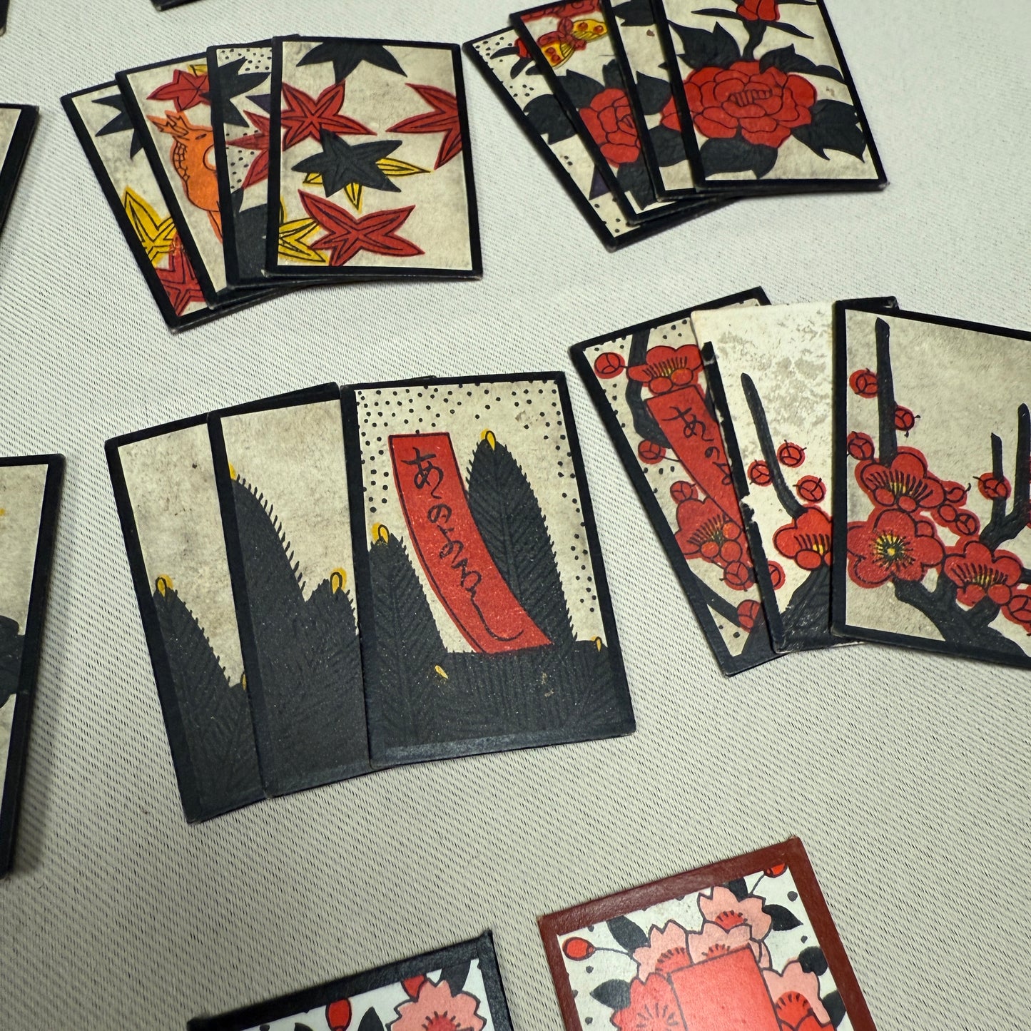 "Incomplete Set" Vintage Hanafuda Card Game