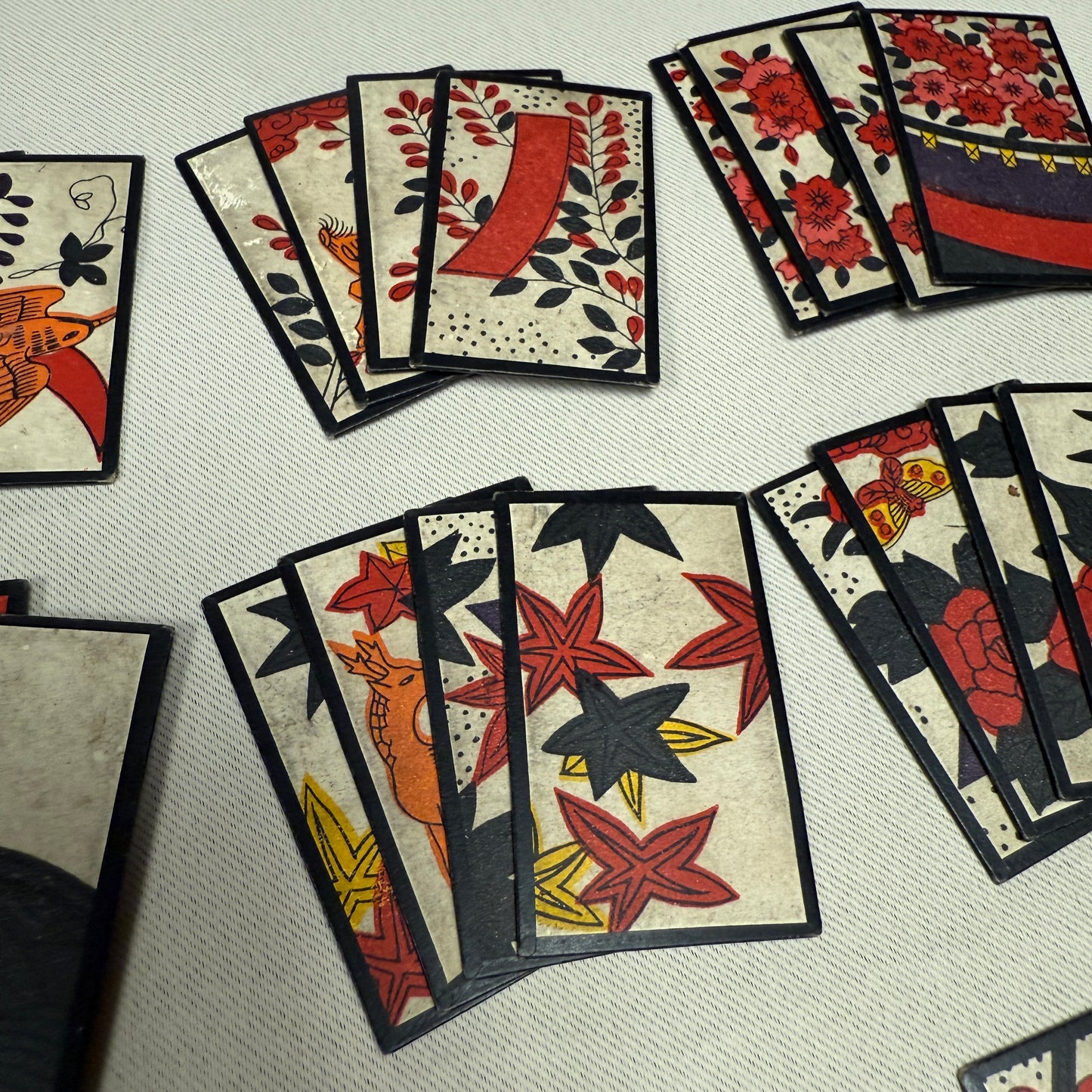 "Incomplete Set" Vintage Hanafuda Card Game