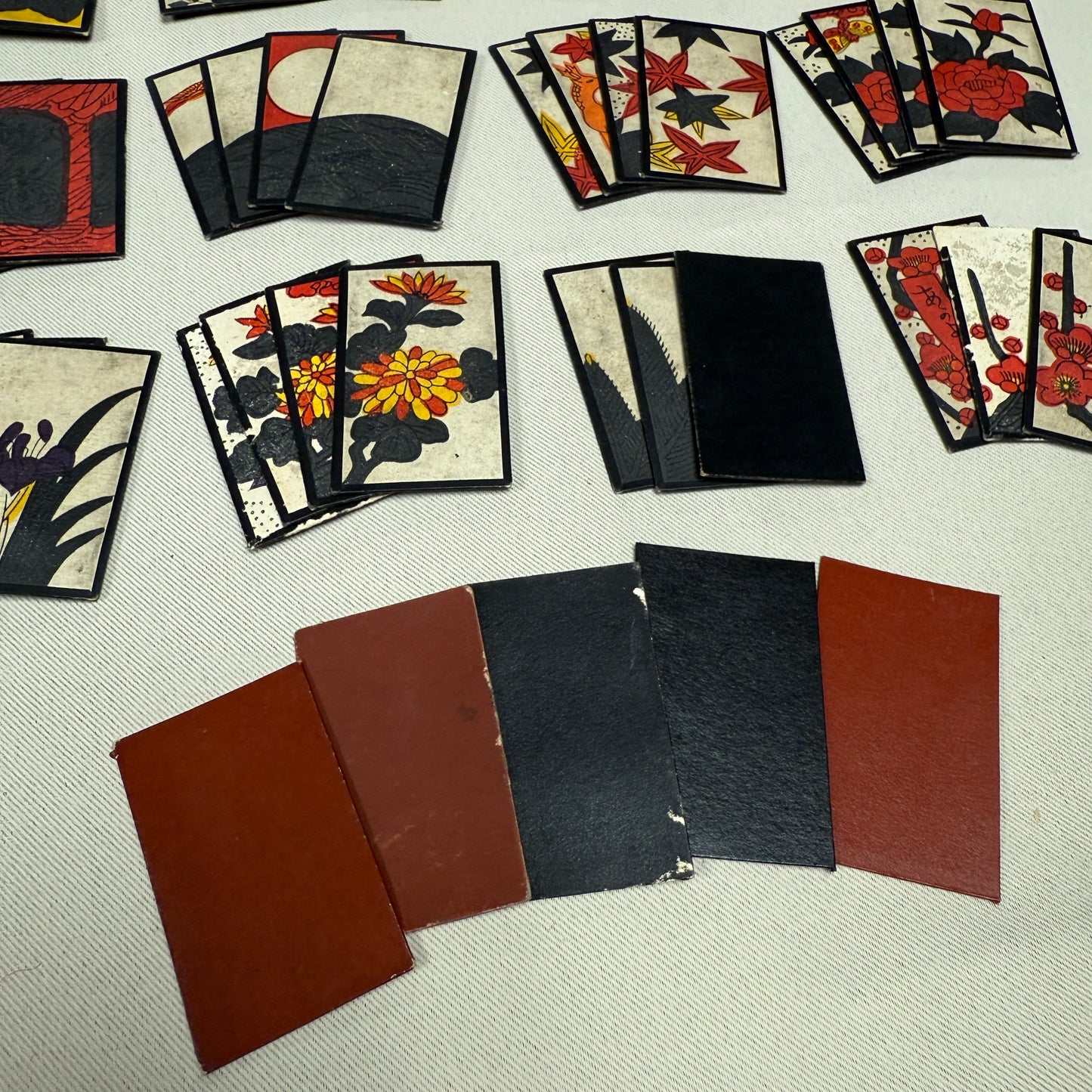 "Incomplete Set" Vintage Hanafuda Card Game