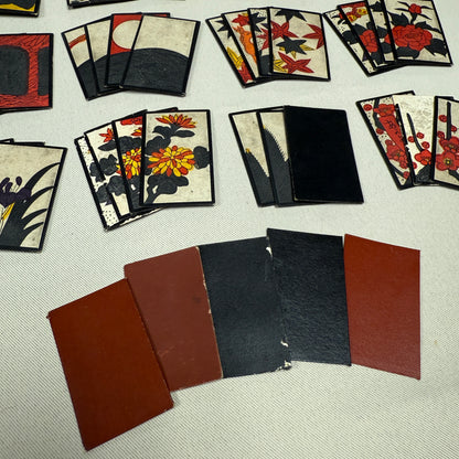 "Incomplete Set" Vintage Hanafuda Card Game