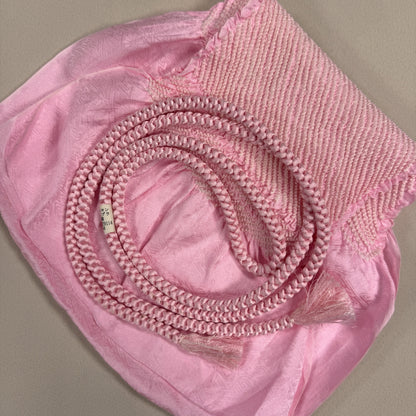 "Cherry Blossom Pink" Obiage Obijime Set