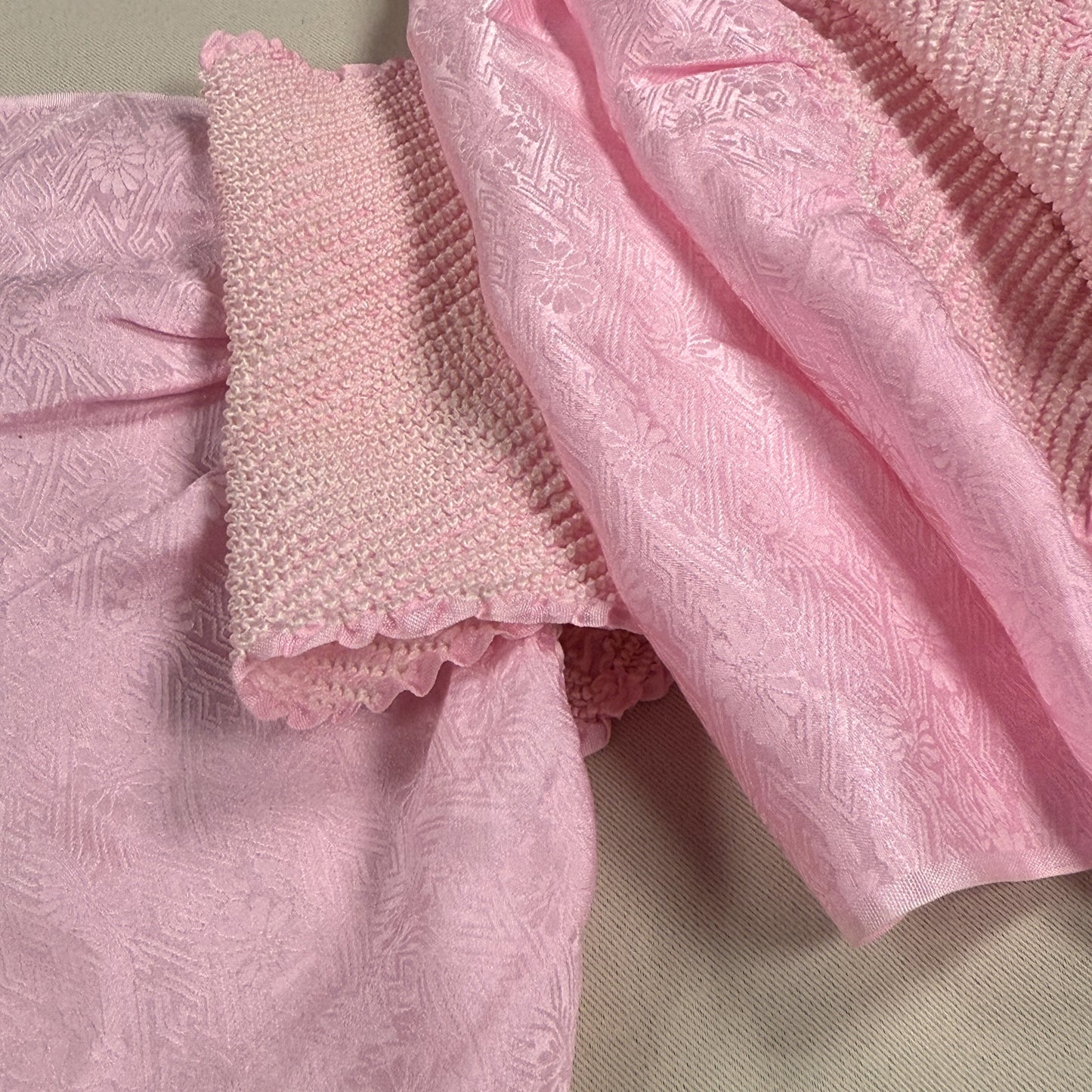 "Cherry Blossom Pink" Obiage Obijime Set