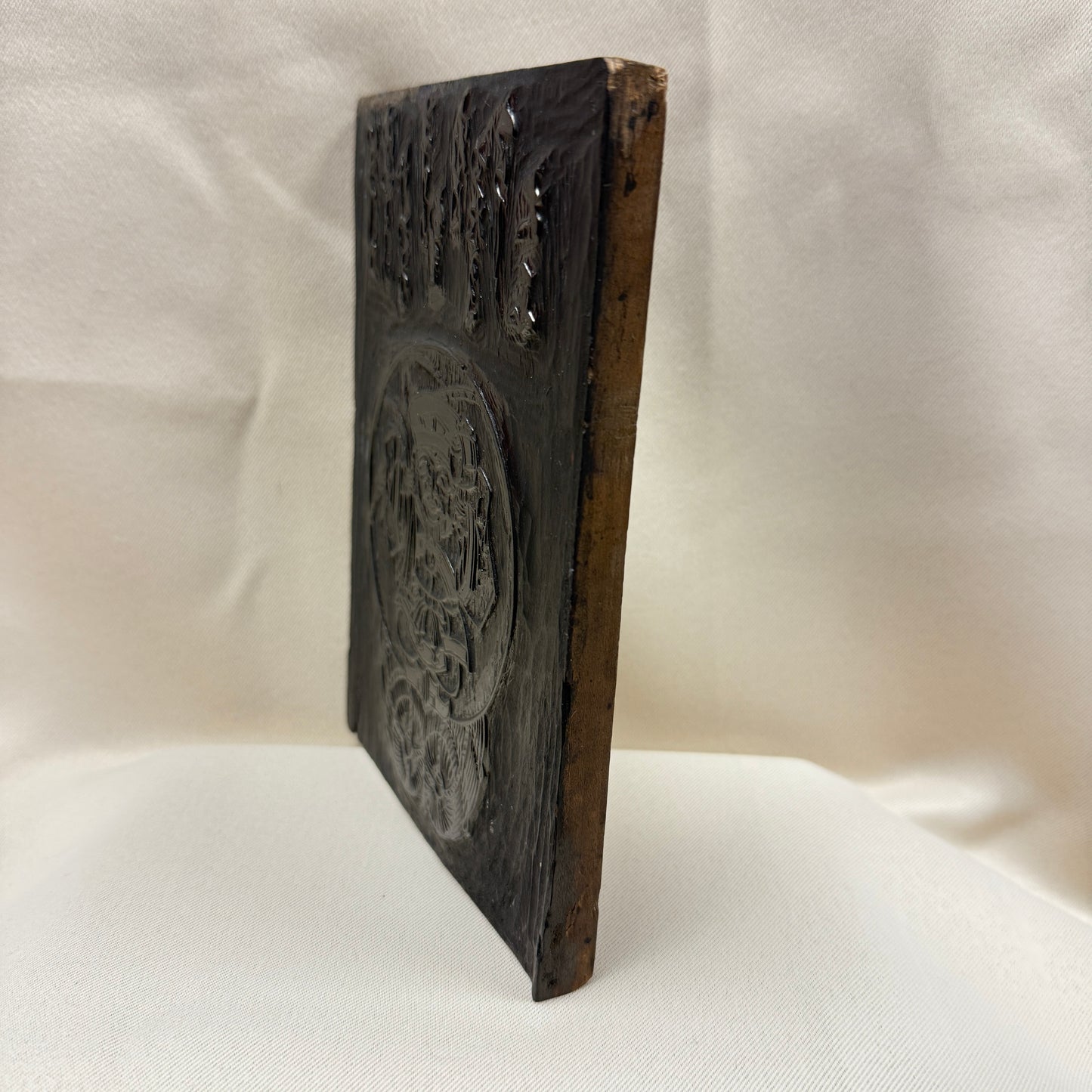 "Daikokuten" Hand Carved Woodblock