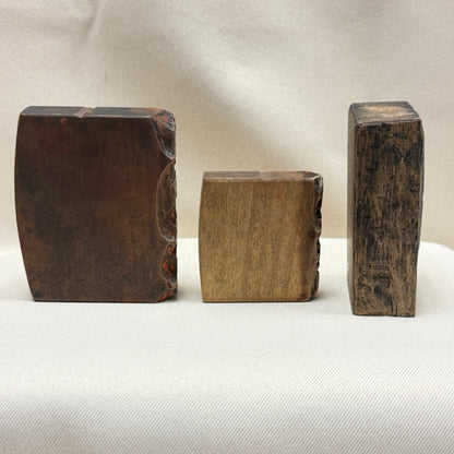 "Merchant Advertising" Hand Carved Woodblock Set