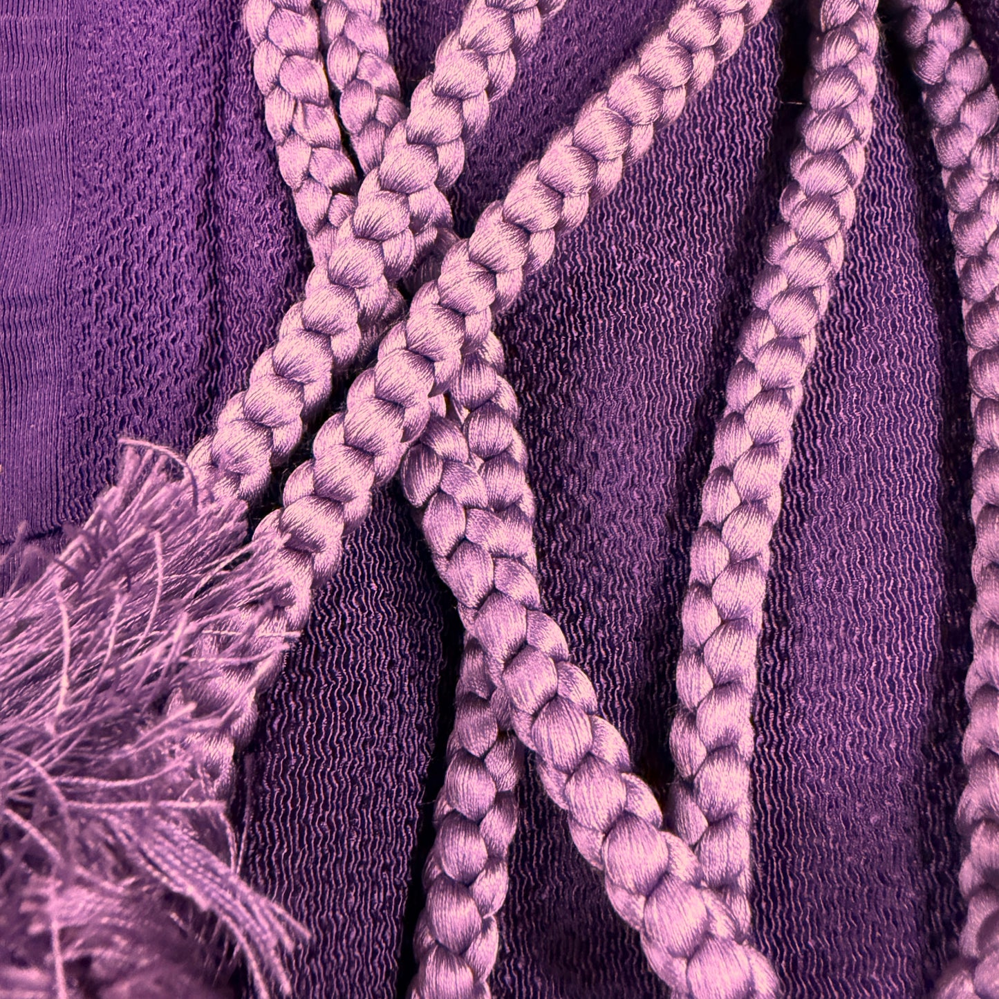 "Royal Plum" Obiage Obijime Set