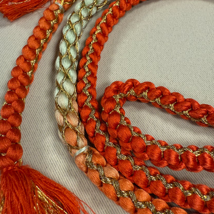 "Festive Flame" Obiage Obijime Set