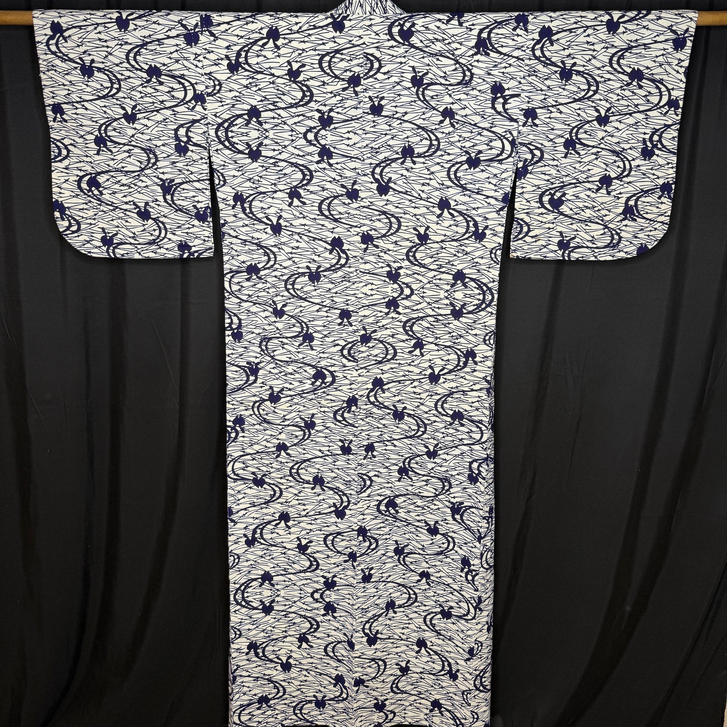 "Summer Wind" Vintage Japanese Yukata