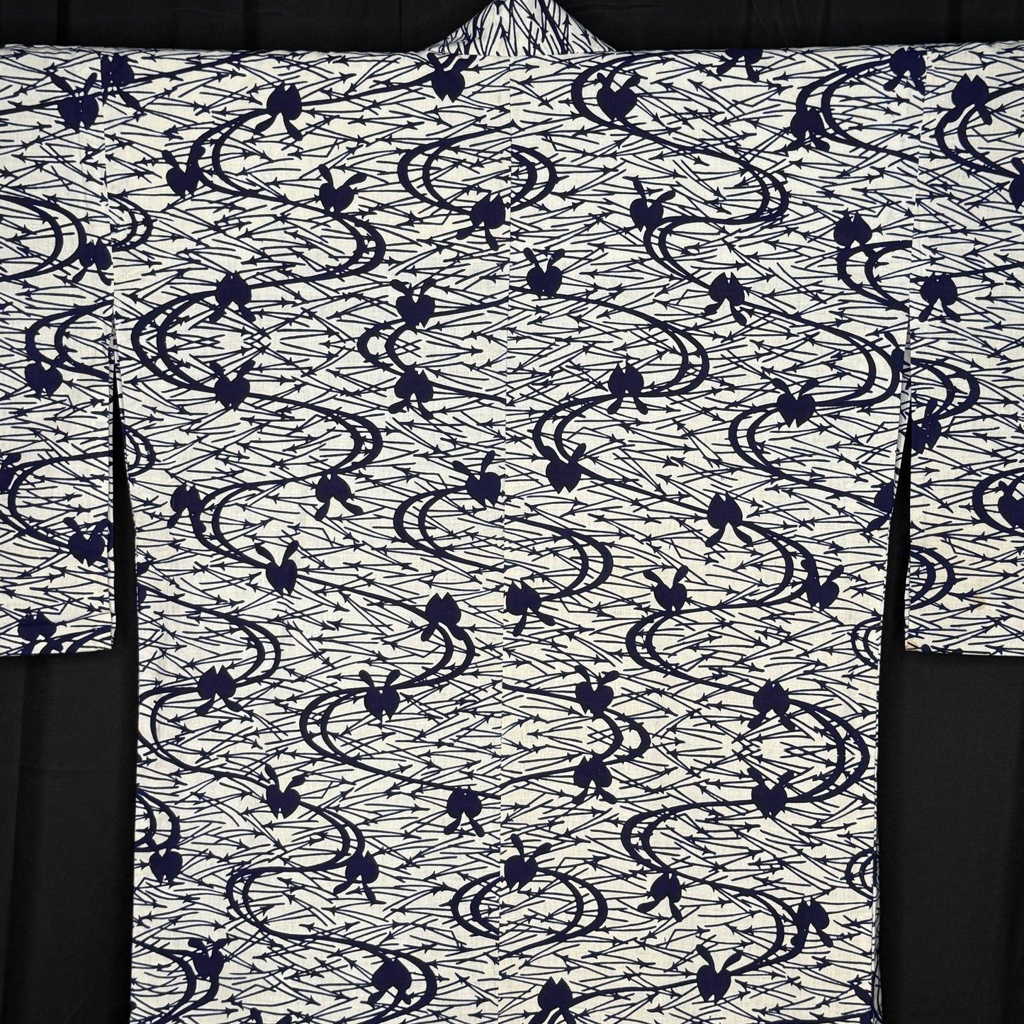 "Summer Wind" Vintage Japanese Yukata