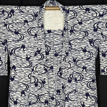 "Summer Wind" Vintage Japanese Yukata