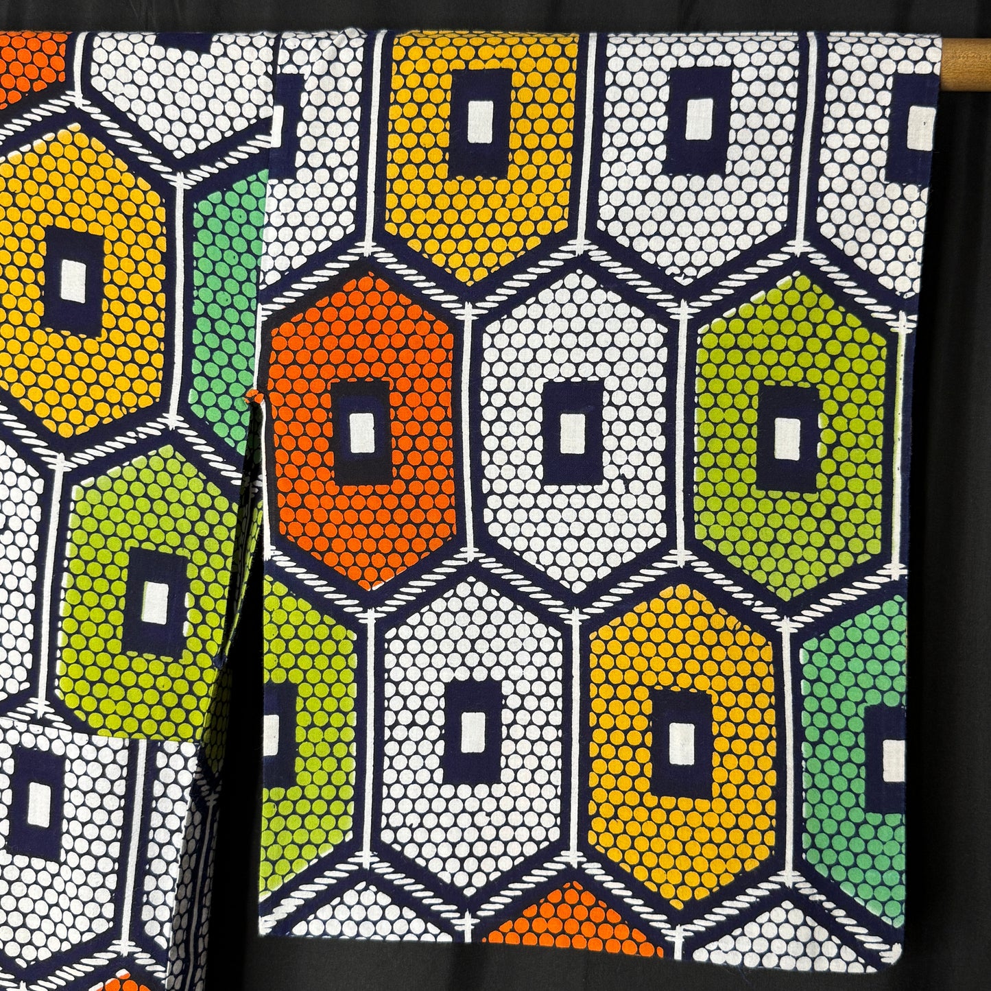 "Pop Art Kikko" Vintage Japanese Yukata