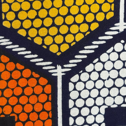 "Pop Art Kikko" Vintage Japanese Yukata