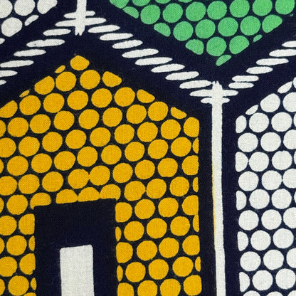 "Pop Art Kikko" Vintage Japanese Yukata