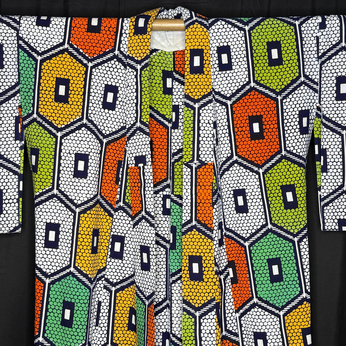 "Pop Art Kikko" Vintage Japanese Yukata