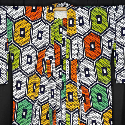 "Pop Art Kikko" Vintage Japanese Yukata