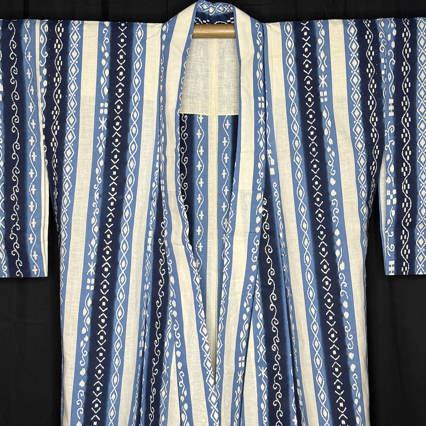 "Blue Ribbon" Vintage Japanese Yukata