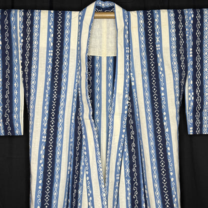 "Blue Ribbon" Vintage Japanese Yukata