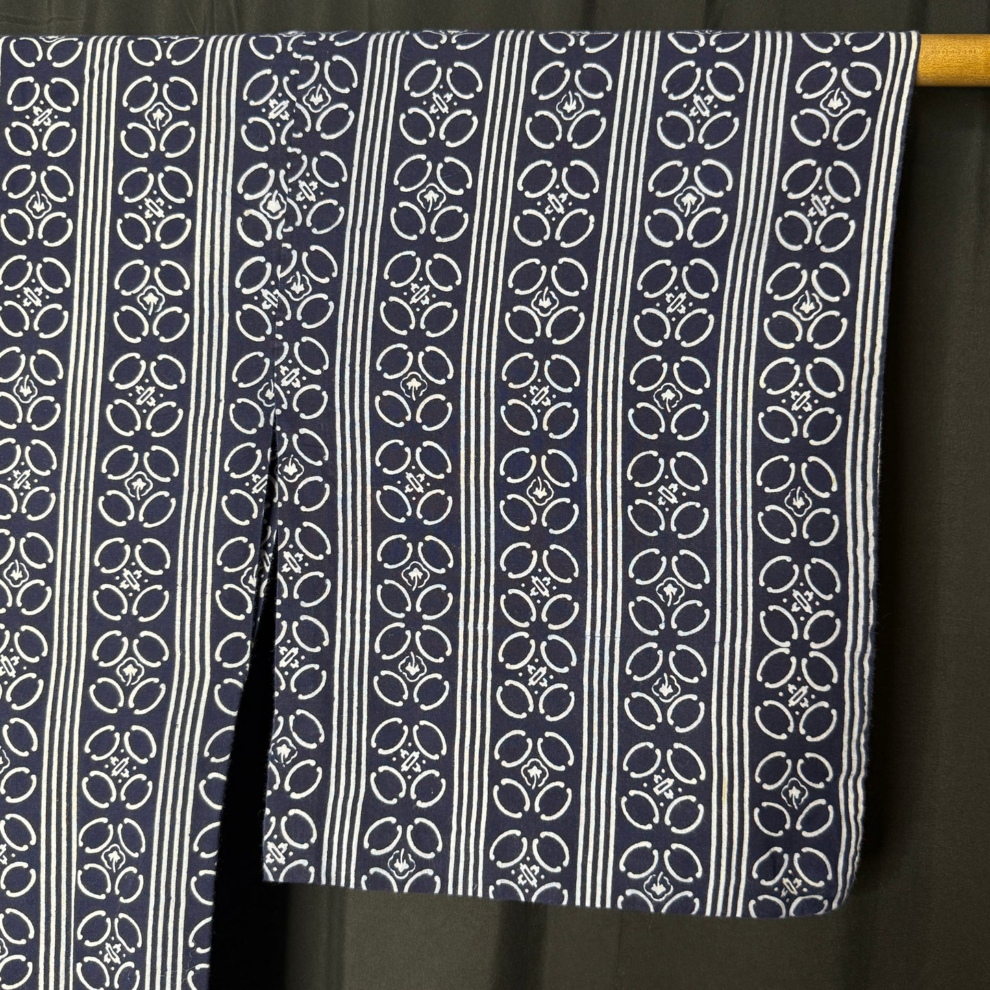 "Indigo and White" Vintage Japanese Yukata